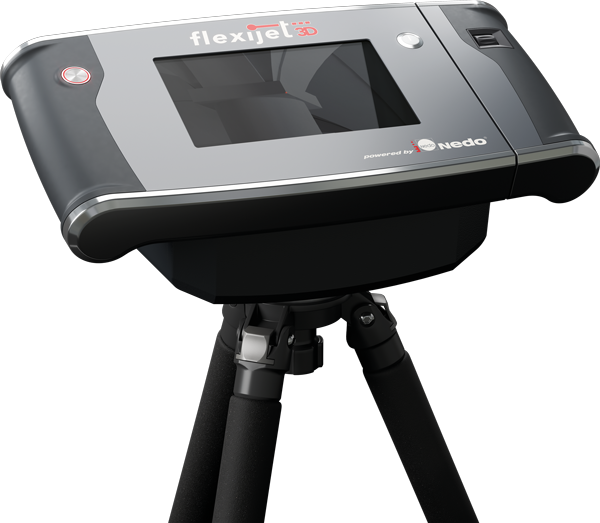 Lasermessen mit dem Flexijet